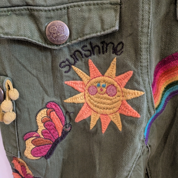 Vintage Y2K Green Overall Dress with Fun Patches - Picture 6 of 6